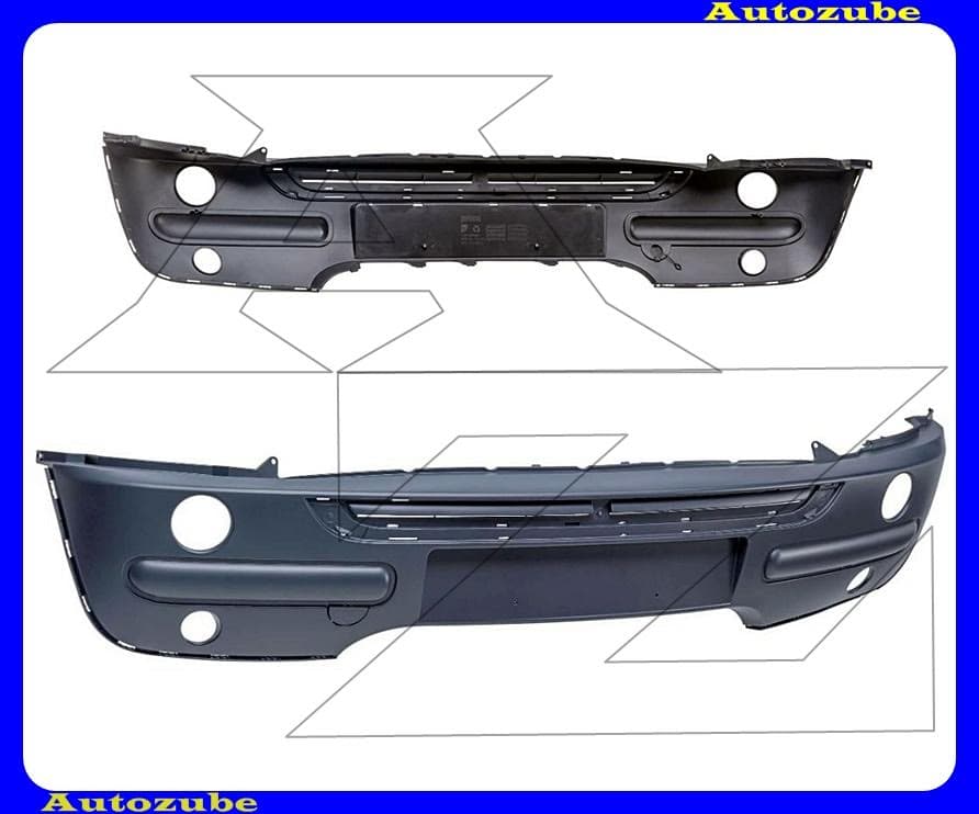 Első lökhárító alapozott (NEM díszléces) Első lökhárító alapozott (NEM díszléces)