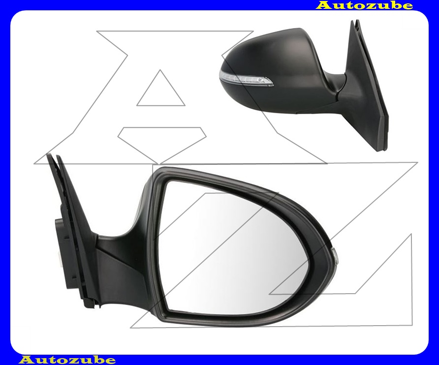 Visszapillantó tükör jobb, elektromosan behajló, fűthető-domború tükörlappal, fényezhető borítással, irányjelzővel /RENDELÉSRE/ Visszapillantó tükör jobb, elektromosan behajló, fűthető-domború tükörlappal, fényezhető borítással, irányjelzővel /RENDELÉSRE/