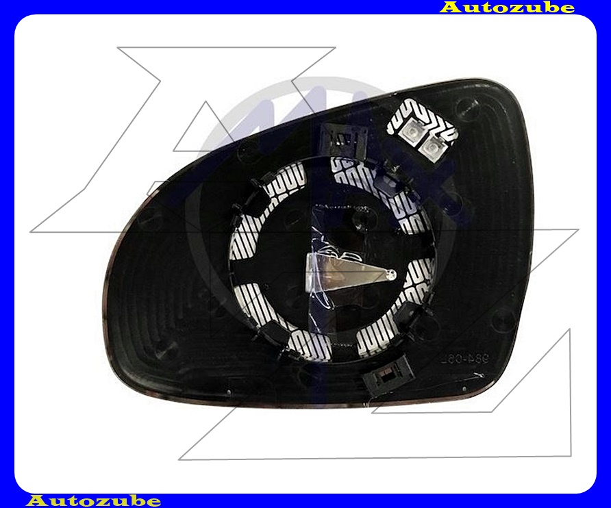 Visszapillantó tükörlap jobb, fűthető-domború (tartólappal) Visszapillantó tükörlap jobb, fűthető-domború (tartólappal)