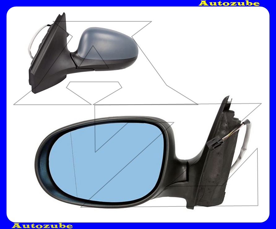 Visszapillantó tükör bal, elektromos, fűthető-aszférikus tükörlappal, fényezhető borítással /RENDELÉSRE/ Visszapillantó tükör bal, elektromos, fűthető-aszférikus tükörlappal, fényezhető borítással /RENDELÉSRE/