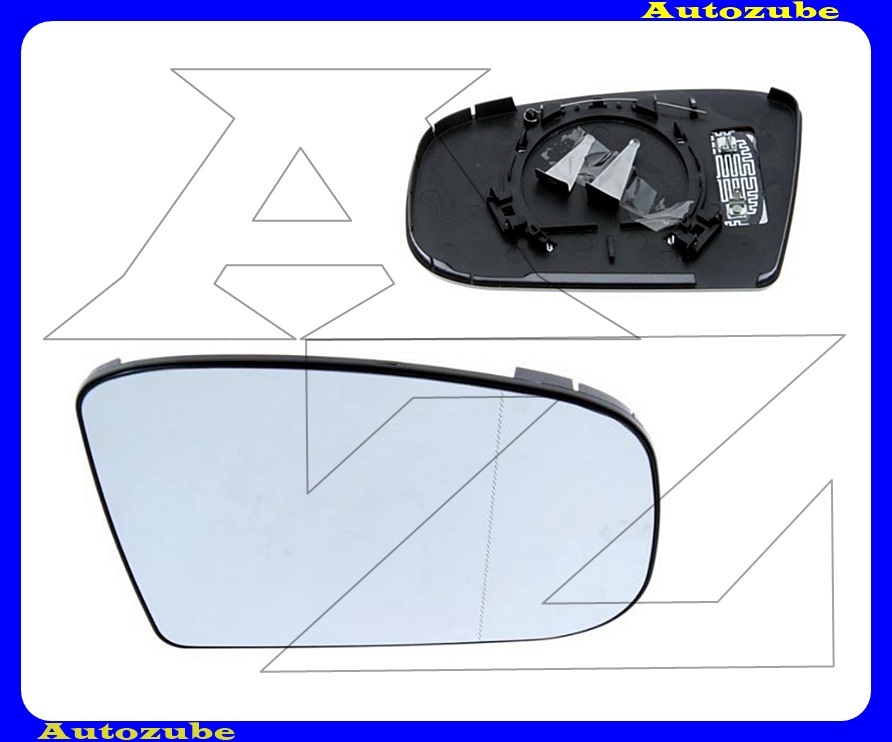 Visszapillantó tükörlap jobb, fűthető-aszférikus (tartólappal) Visszapillantó tükörlap jobb, fűthető-aszférikus (tartólappal)