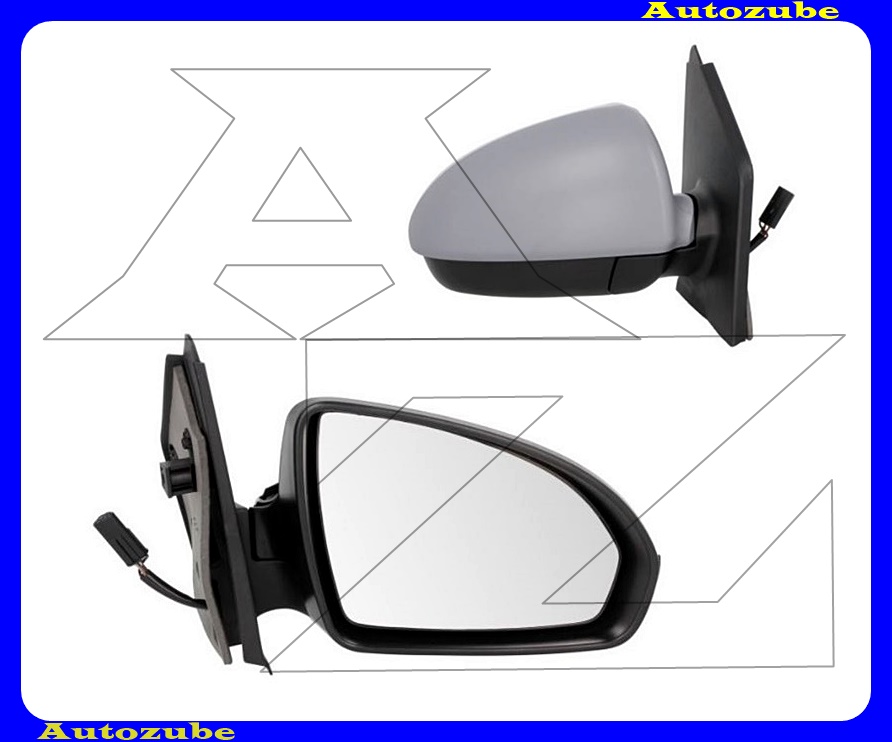 Visszapillantó tükör jobb, elektromos, fűthető-domború tükörlappal, fényezhető borítással Visszapillantó tükör jobb, elektromos, fűthető-domború tükörlappal, fényezhető borítással