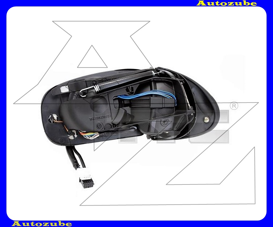 Visszapillantó tükör jobb, elektromosan behajló, fűthető-aszférikus tükörlappal, kilépőfénnyel, memóriás /15PIN/ (borítás nélkül) Visszapillantó tükör jobb, elektromosan behajló, fűthető-aszférikus tükörlappal, kilépőfénnyel, memóriás /15PIN/ (borítás nélkül)