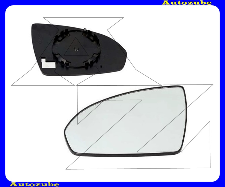 Visszapillantó tükörlap bal, domború (tartólappal) Visszapillantó tükörlap bal, domború (tartólappal)