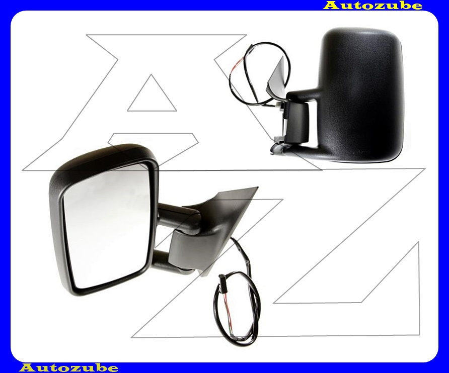 Visszapillantó tükör bal, elektromos, fűthető-domború tükörlappal, fekete borítással Visszapillantó tükör bal, elektromos, fűthető-domború tükörlappal, fekete borítással