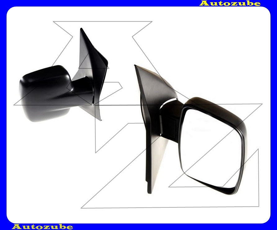 Visszapillantó tükör jobb, kívűlről állítható, domború tükörlappal, fekete borítással Visszapillantó tükör jobb, kívűlről állítható, domború tükörlappal, fekete borítással