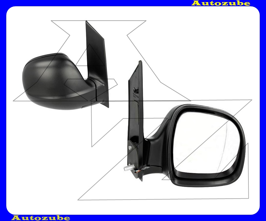 Visszapillantó tükör jobb, elektromos, fűthető-aszférikus tükörlappal, fekete borítással Visszapillantó tükör jobb, elektromos, fűthető-aszférikus tükörlappal, fekete borítással