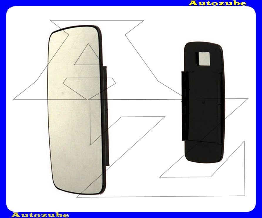 Visszapillantó tükörlap bal, domború (téglalap felfogatású tartólappal) Visszapillantó tükörlap bal, domború (téglalap felfogatású tartólappal)