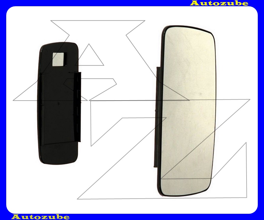 Visszapillantó tükörlap jobb, domború (téglalap felfogatású tartólappal) Visszapillantó tükörlap jobb, domború (téglalap felfogatású tartólappal)