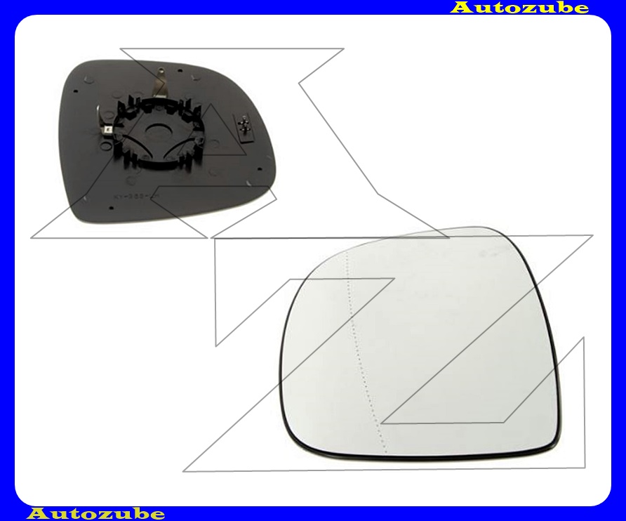 Visszapillantó tükörlap bal, fűthető-aszférikus Visszapillantó tükörlap bal, fűthető-aszférikus