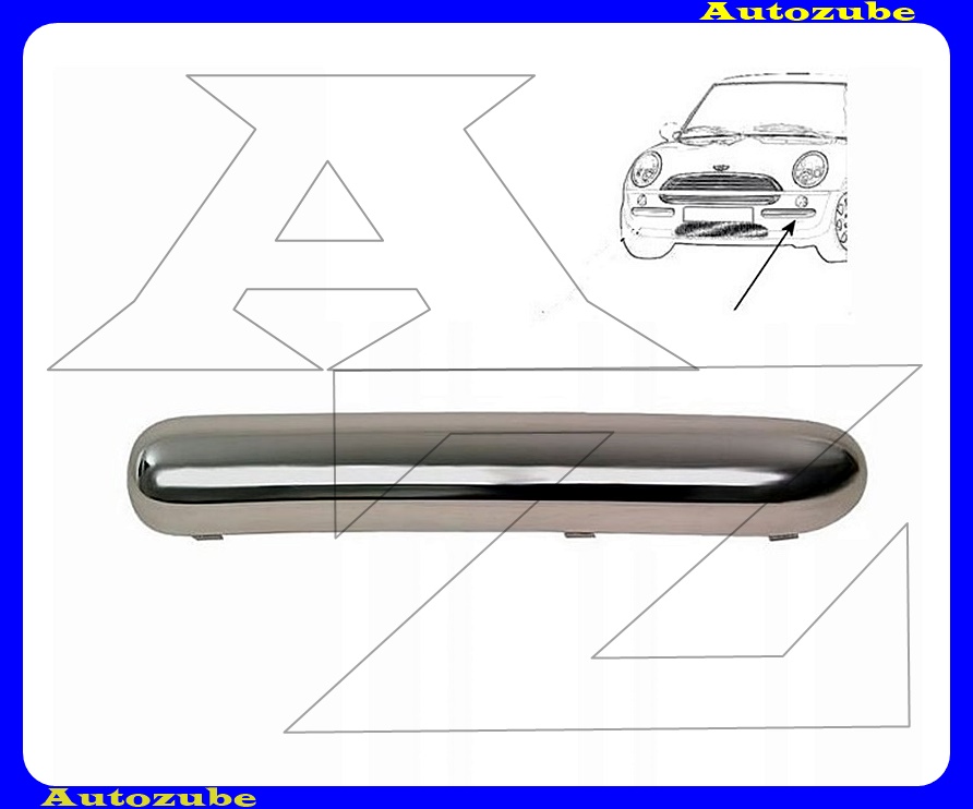 Első lökhárító krómdíszléc bal Első lökhárító krómdíszléc bal