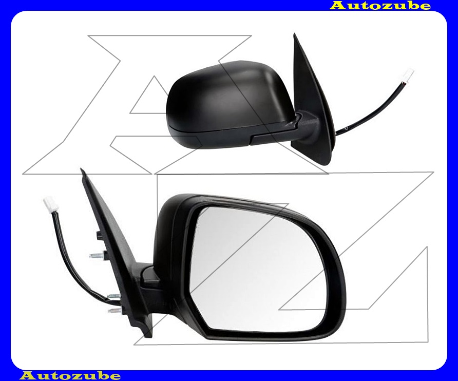 Visszapillantó tükör jobb, elektromos, domború tükörlappal, fényezhető borítással Visszapillantó tükör jobb, elektromos, domború tükörlappal, fényezhető borítással