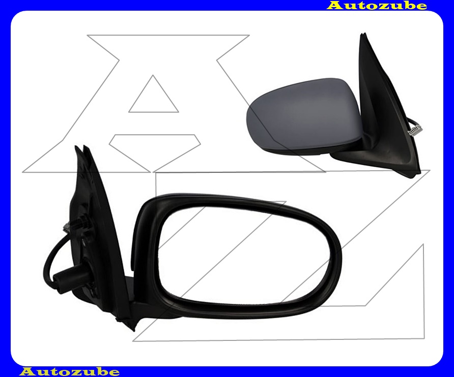 Visszapillantó tükör jobb, elektromos, domború tükörlappal, fényezhető borítással Visszapillantó tükör jobb, elektromos, domború tükörlappal, fényezhető borítással