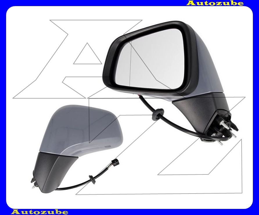 Visszapillantó tükör bal, elektromos, fűthető-aszférikus tükörlappal, részben alapozott borítással /RENDELÉSRE/ Visszapillantó tükör bal, elektromos, fűthető-aszférikus tükörlappal, részben alapozott borítással /RENDELÉSRE/