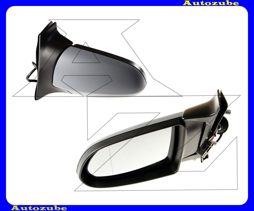 Visszapillantó tükör bal, elektromos, fűthető-aszférikus tükörlappal, fényezhető borítással Visszapillantó tükör bal, elektromos, fűthető-aszférikus tükörlappal, fényezhető borítással