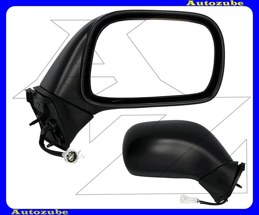 Visszapillantó tükör jobb, elektromos, domború tükörlappal, fekete borítással Visszapillantó tükör jobb, elektromos, domború tükörlappal, fekete borítással