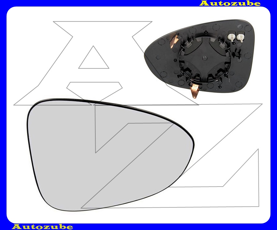Visszapillantó tükörlap jobb, fűthető-domború (tartólappal) Visszapillantó tükörlap jobb, fűthető-domború (tartólappal)