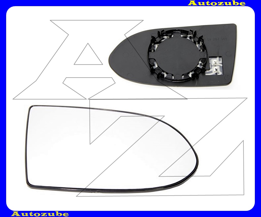Visszapillantó tükörlap jobb, fűthető-domború (tartólappal) Visszapillantó tükörlap jobb, fűthető-domború (tartólappal)