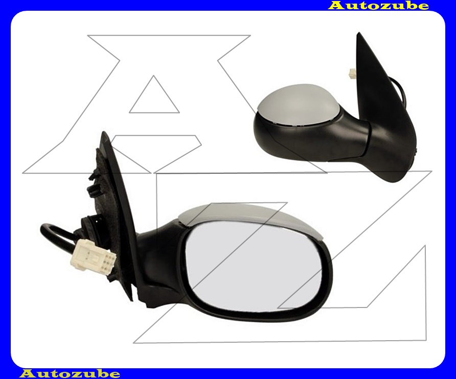 Visszapillantó tükör jobb, elektromos, fűthető-domború tükörlappal, hőmérős, fényezhető borítással Visszapillantó tükör jobb, elektromos, fűthető-domború tükörlappal, hőmérős, fényezhető borítással