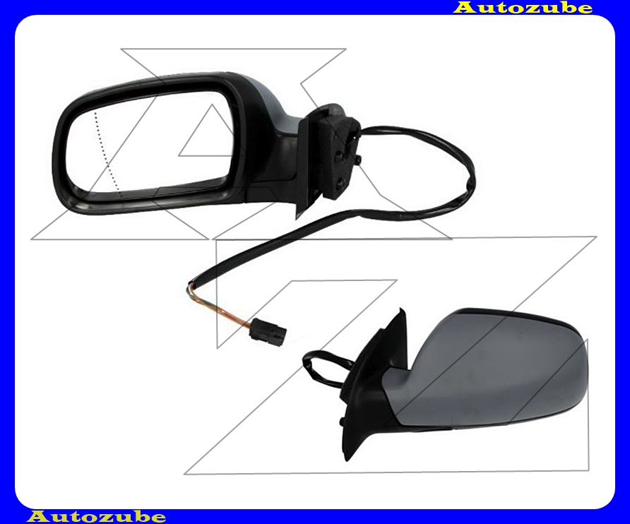 Visszapillantó tükör bal, elektromos, fűthető-aszférikus tükörlappal, fényezhető borítással Visszapillantó tükör bal, elektromos, fűthető-aszférikus tükörlappal, fényezhető borítással