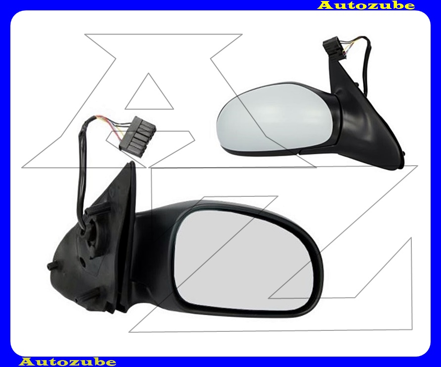 Visszapillantó tükör bal, elektromos, fűthető-aszférikus tükörlappal, fényezhető borítással Visszapillantó tükör bal, elektromos, fűthető-aszférikus tükörlappal, fényezhető borítással