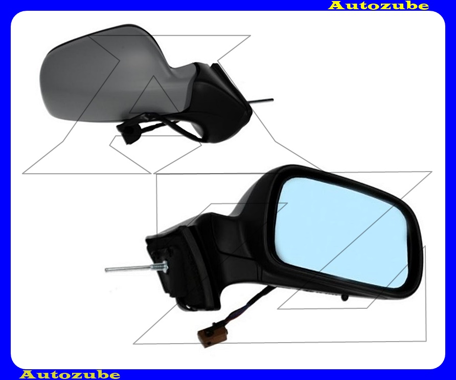 Visszapillantó tükör jobb, elektromos, fűthető-domború tükörlappal, hőmérős, fényezhető borítással Visszapillantó tükör jobb, elektromos, fűthető-domború tükörlappal, hőmérős, fényezhető borítással