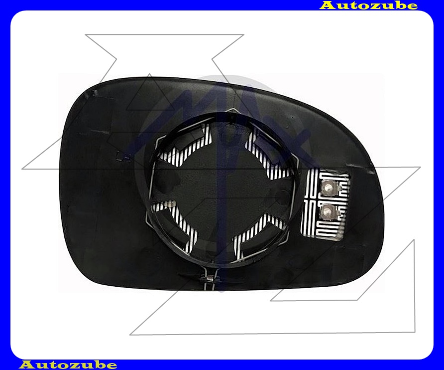 Visszapillantó tükörlap bal, fűthető-aszférikus-kék (tartólappal) Visszapillantó tükörlap bal, fűthető-aszférikus-kék (tartólappal)