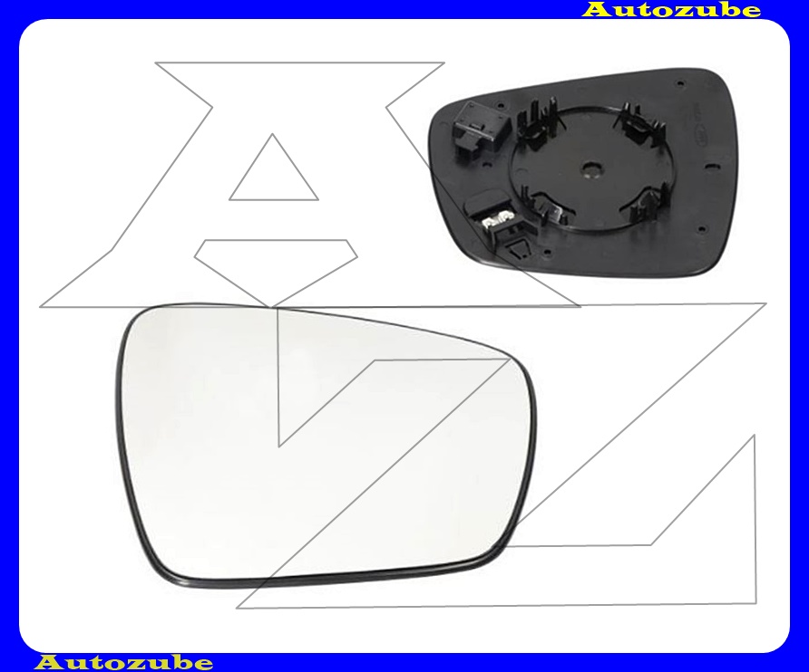 Visszapillantó tükörlap jobb, fűthető-domború (tartólappal) Visszapillantó tükörlap jobb, fűthető-domború (tartólappal)