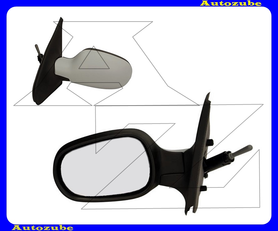 Visszapillantó tükör bal, manuális, aszférikus tükörlappal, fényezhető borítással Visszapillantó tükör bal, manuális, aszférikus tükörlappal, fényezhető borítással