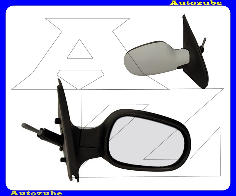 Visszapillantó tükör jobb, manuális, domború tükörlappal, fényezhető borítással Visszapillantó tükör jobb, manuális, domború tükörlappal, fényezhető borítással