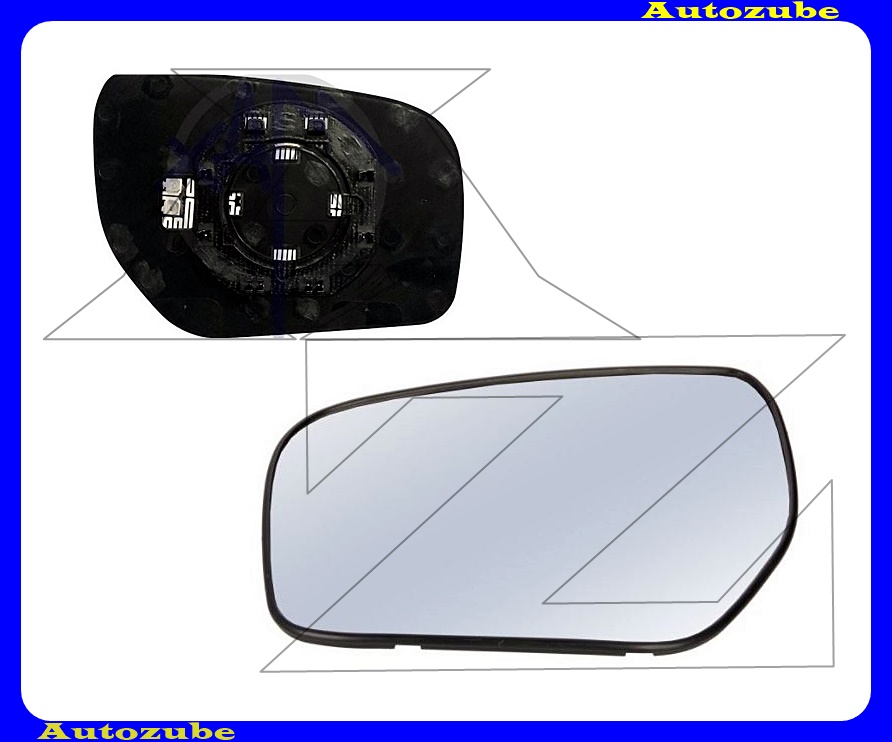 Visszapillantó tükörlap bal, fűthető-domború (tartólappal) Visszapillantó tükörlap bal, fűthető-domború (tartólappal)