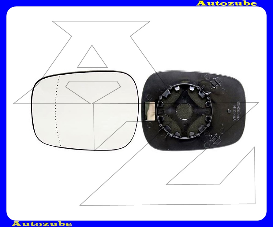 Visszapillantó tükörlap oldalfüggetlen, aszférikus (tartólappal) Visszapillantó tükörlap oldalfüggetlen, aszférikus (tartólappal)