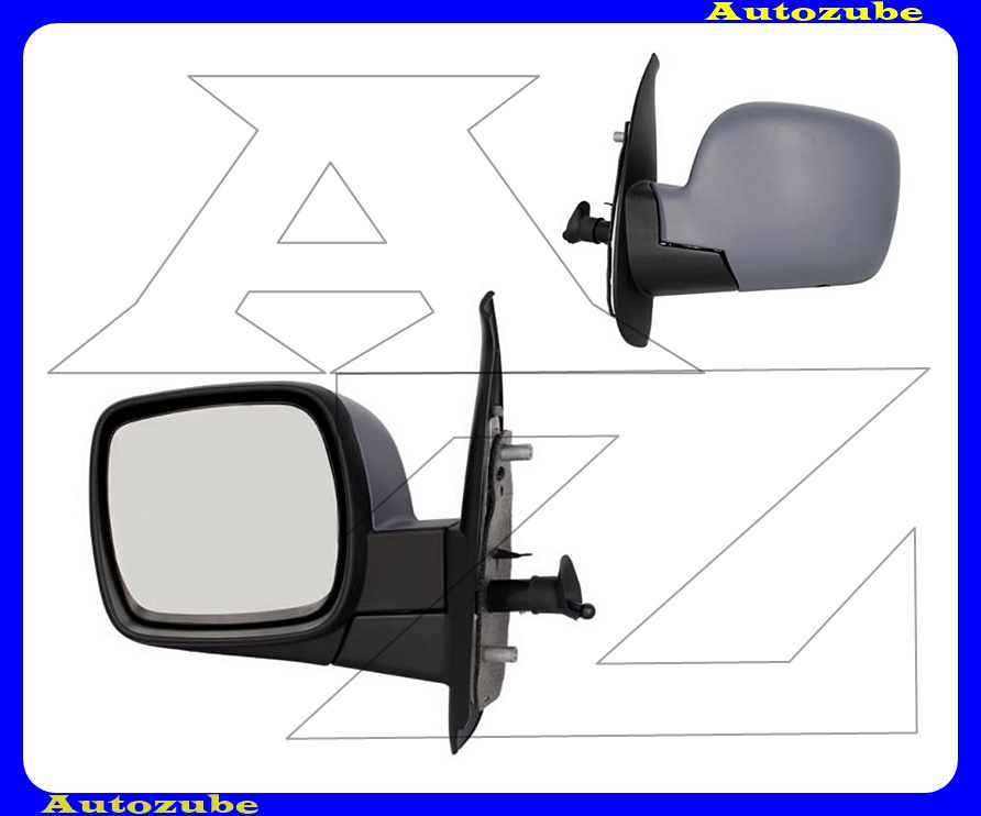 Visszapillantó tükör bal, manuális, domború tükörlappal, fényezhető borítással Visszapillantó tükör bal, manuális, domború tükörlappal, fényezhető borítással