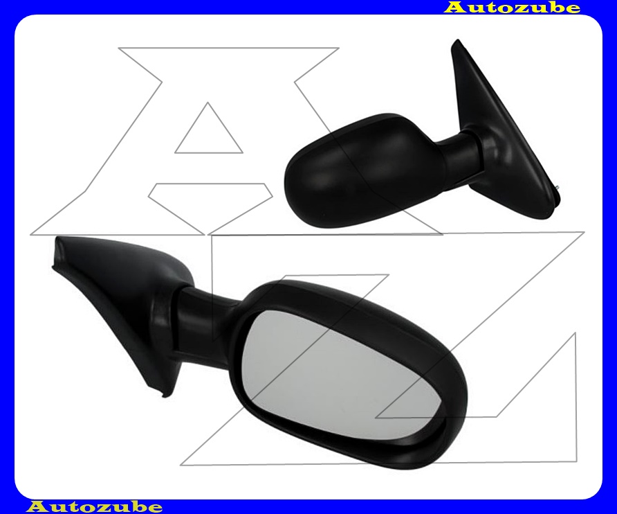 Visszapillantó tükör jobb, elektromos, fűthető-domború tükörlappal, hőmérős, fekete borítással Visszapillantó tükör jobb, elektromos, fűthető-domború tükörlappal, hőmérős, fekete borítással