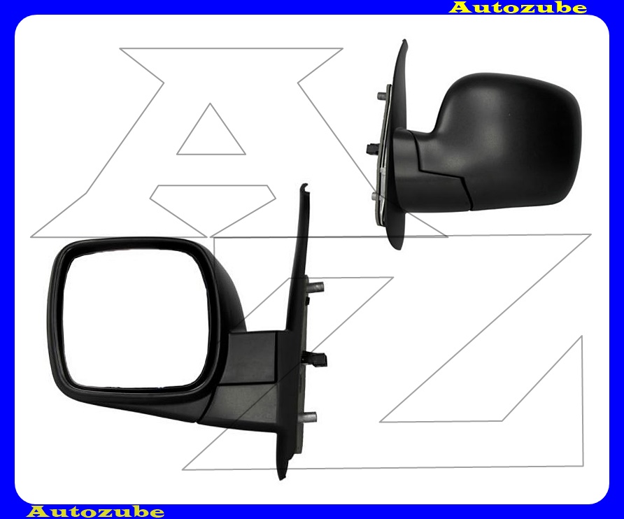 Visszapillantó tükör bal, elektromos, fűthető-domború tükörlappal, fekete borítással Visszapillantó tükör bal, elektromos, fűthető-domború tükörlappal, fekete borítással