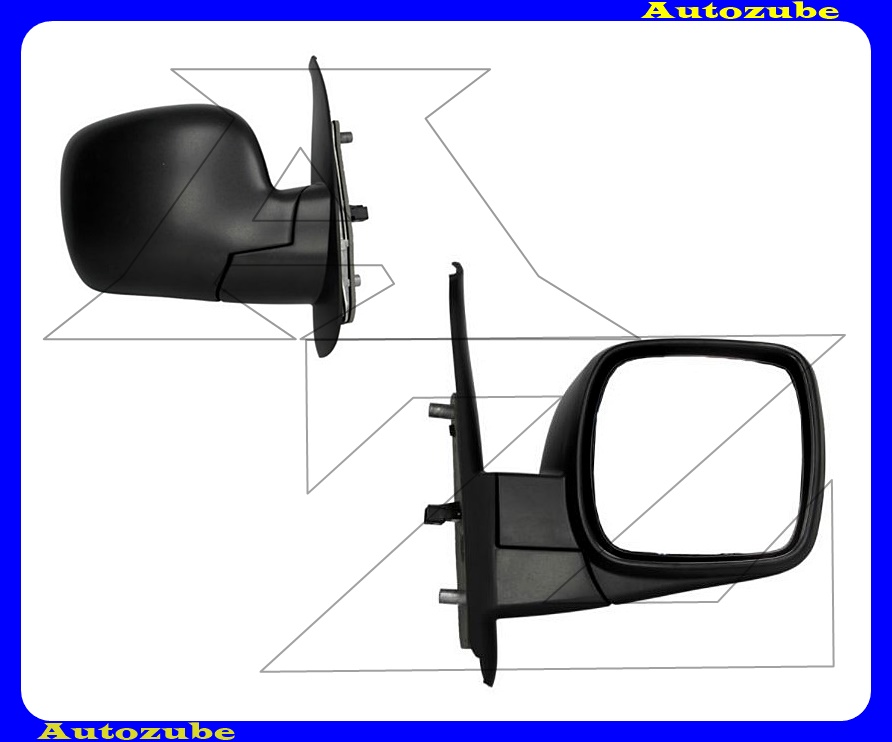 Visszapillantó tükör jobb, elektromos, fűthető-domború tükörlappal, hőmérős, fekete borítással Visszapillantó tükör jobb, elektromos, fűthető-domború tükörlappal, hőmérős, fekete borítással