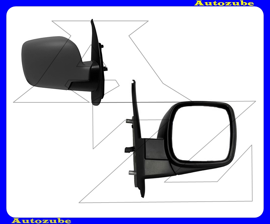 Visszapillantó tükör jobb, elektromos, fűthető-domború tükörlappal, hőmérős, fényezhető borítással Visszapillantó tükör jobb, elektromos, fűthető-domború tükörlappal, hőmérős, fényezhető borítással