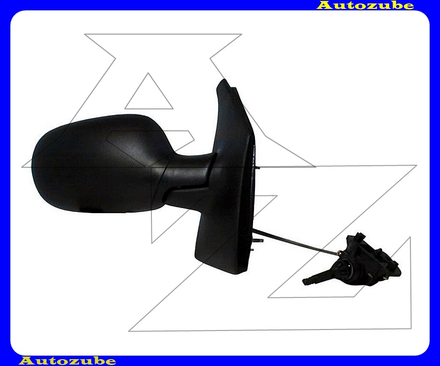 Visszapillantó tükör jobb, manuális, domború tükörlappal, hőmérős, fekete borítással Visszapillantó tükör jobb, manuális, domború tükörlappal, hőmérős, fekete borítással