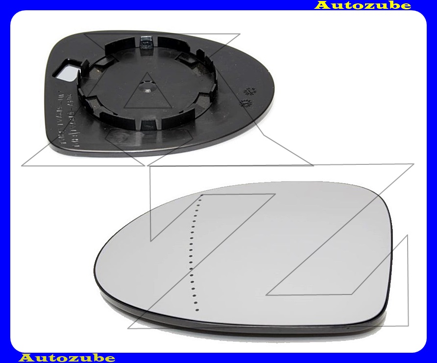 Visszapillantó tükörlap bal, aszférikus (tartólappal) Visszapillantó tükörlap bal, aszférikus (tartólappal)