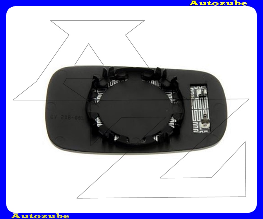 Visszapillantó tükörlap bal, fűthető-aszférikus (tartólappal) Visszapillantó tükörlap bal, fűthető-aszférikus (tartólappal)