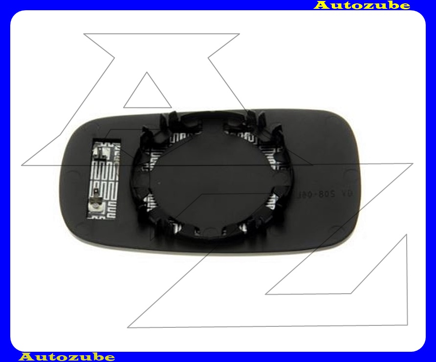 Visszapillantó tükörlap jobb, fűthető-domború (tartólappal) Visszapillantó tükörlap jobb, fűthető-domború (tartólappal)