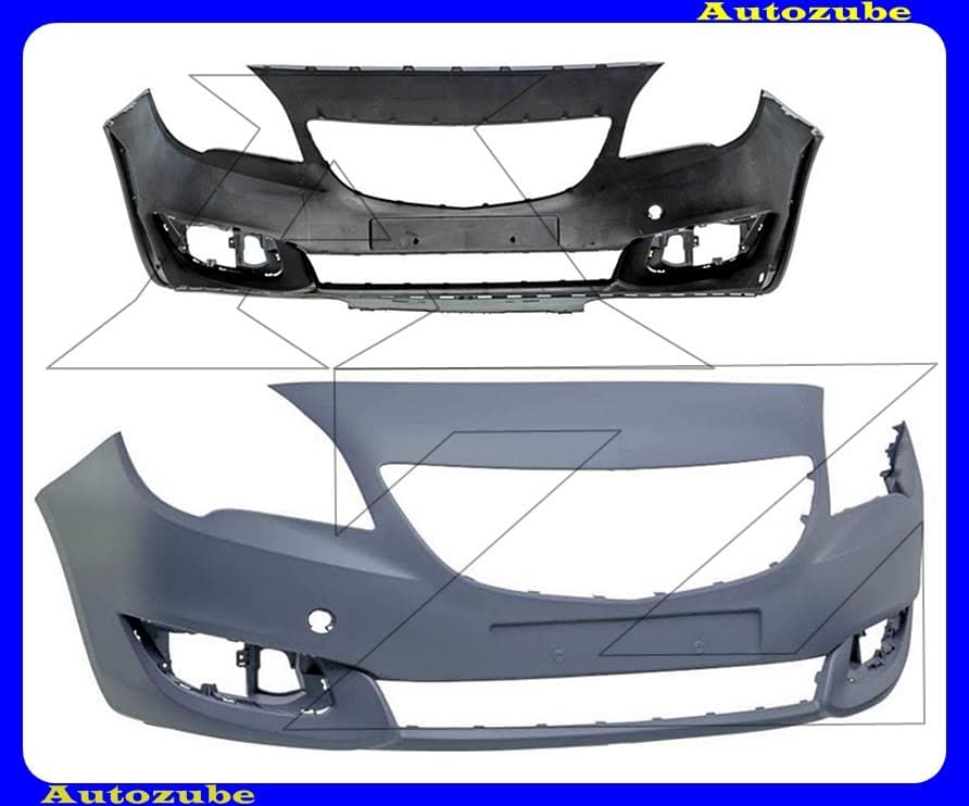 Első lökhárító alapozott Első lökhárító alapozott