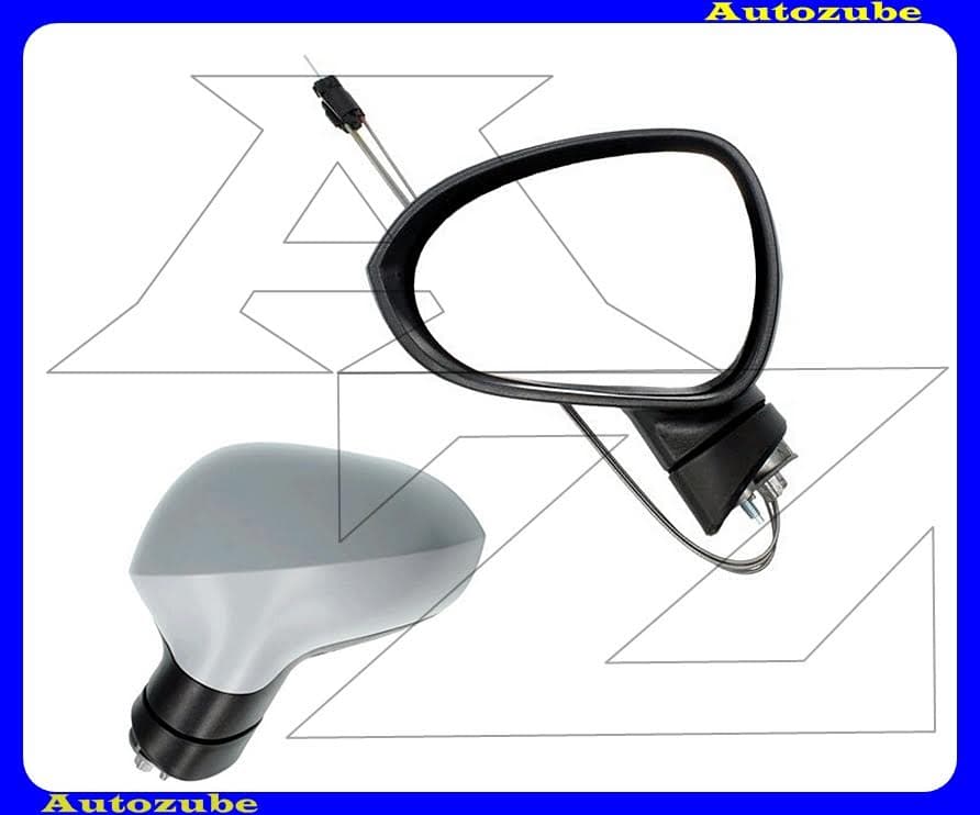 Visszapillantó tükör bal, manuális, domború tükörlappal, fényezhető borítással Visszapillantó tükör bal, manuális, domború tükörlappal, fényezhető borítással