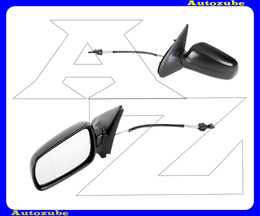 Visszapillantó tükör bal, manuális, aszférikus tükörlappal, fekete borítással Visszapillantó tükör bal, manuális, aszférikus tükörlappal, fekete borítással