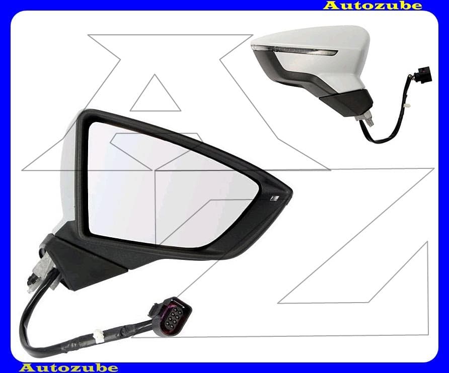 Visszapillantó tükör jobb, elektromos, fűthető-domború tükörlappal, fényezhető borítással, irányjelzővel /RENDELÉSRE/ Visszapillantó tükör jobb, elektromos, fűthető-domború tükörlappal, fényezhető borítással, irányjelzővel /RENDELÉSRE/