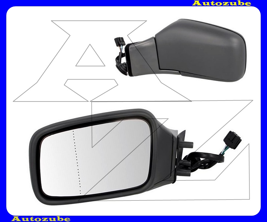 Visszapillantó tükör bal, elektromos, fűthető-aszférikus tükörlappal, fekete borítással Visszapillantó tükör bal, elektromos, fűthető-aszférikus tükörlappal, fekete borítással