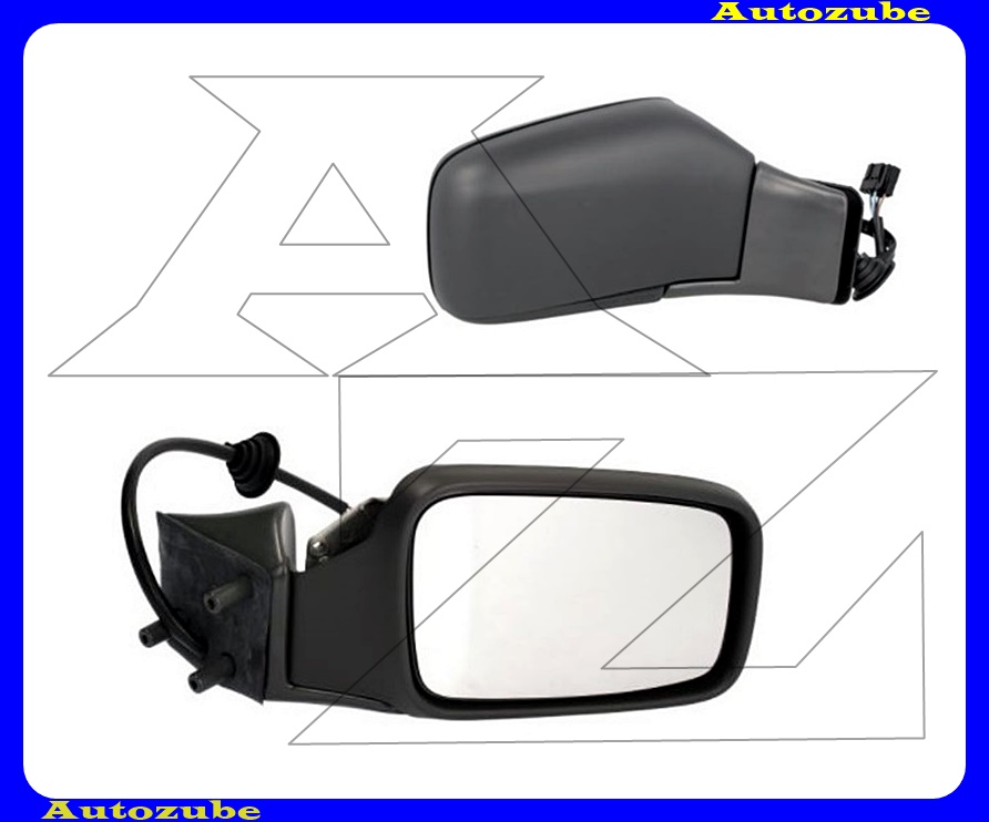 Visszapillantó tükör jobb, elektromos, fűthető-domború tükörlappal, fekete borítással Visszapillantó tükör jobb, elektromos, fűthető-domború tükörlappal, fekete borítással