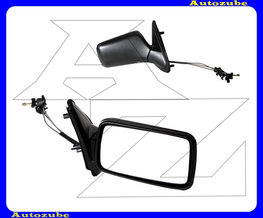 Visszapillantó tükör jobb, manuális, domború tükörlappal, fekete borítással (kivéve: CABRIO) Visszapillantó tükör jobb, manuális, domború tükörlappal, fekete borítással (kivéve: CABRIO)