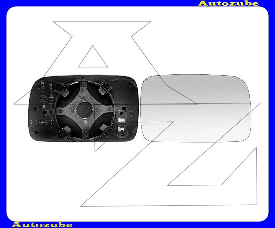 Visszapillantó tükörlap jobb, fűthető-domború (tartólappal) Visszapillantó tükörlap jobb, fűthető-domború (tartólappal)