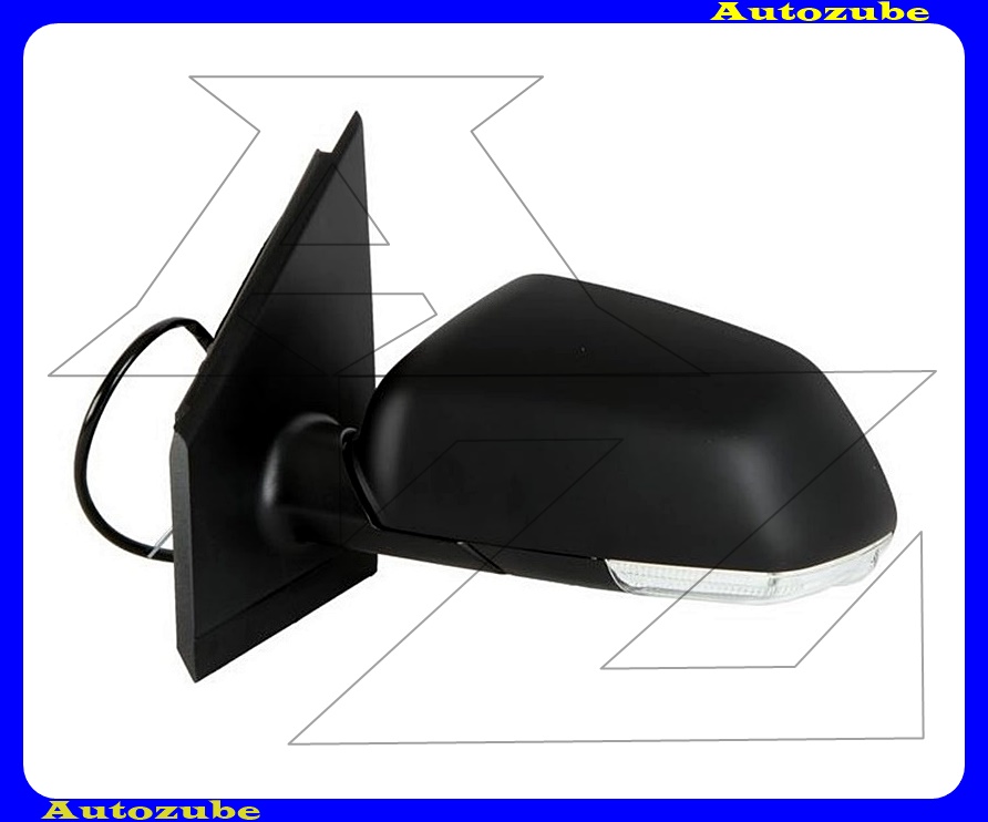 Visszapillantó tükör bal, manuális, aszférikus tükörlappal, fekete borítással, irányjelzővel Visszapillantó tükör bal, manuális, aszférikus tükörlappal, fekete borítással, irányjelzővel